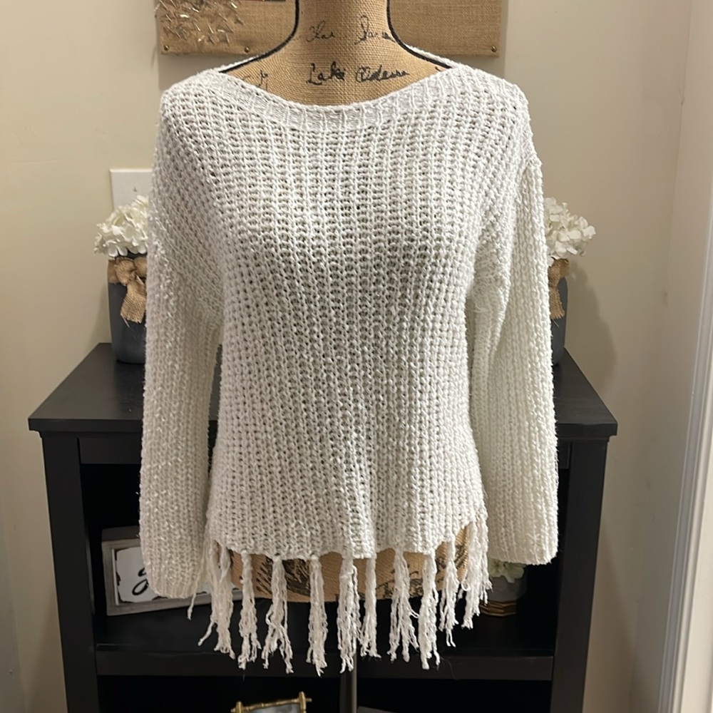 EUC Altar'd State Fringe Sweater